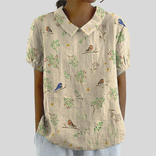 Émilie | Nature-Inspired Poetic Blouse