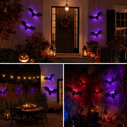 BooHaven | 3D LED Glowing Bats