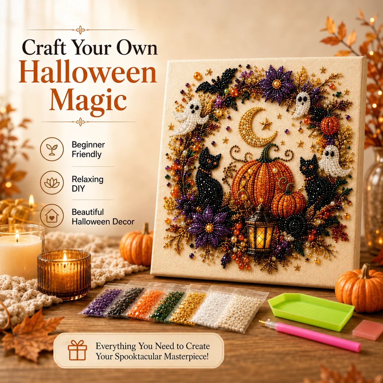 BooHaus | Halloween Crystal Art Kit
