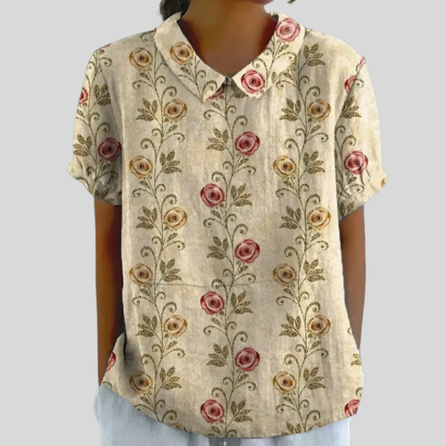 Amélie | Timeless Rose Print Blouse