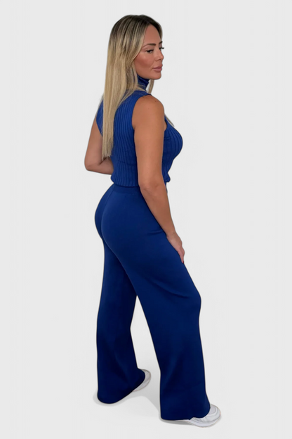 Mahalia™ - Elegant Cut 3-Piece Soft Knit Ensemble