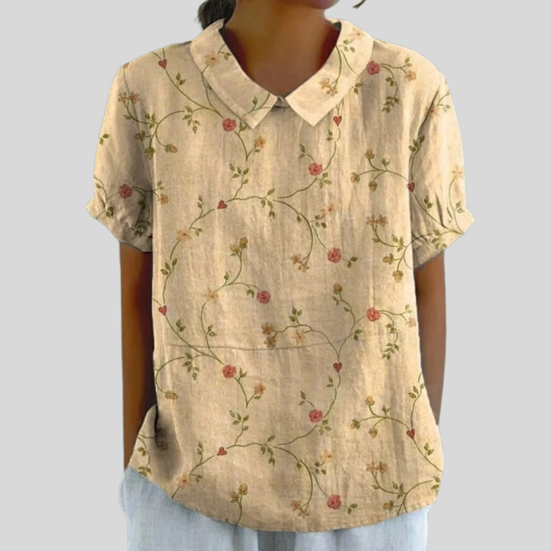 Claire | Delicate Floral Top