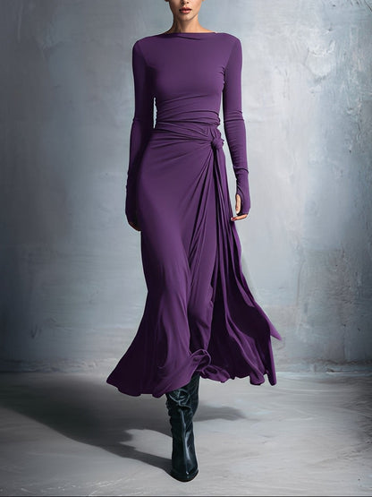 Mildred · Maxi dress with side knot