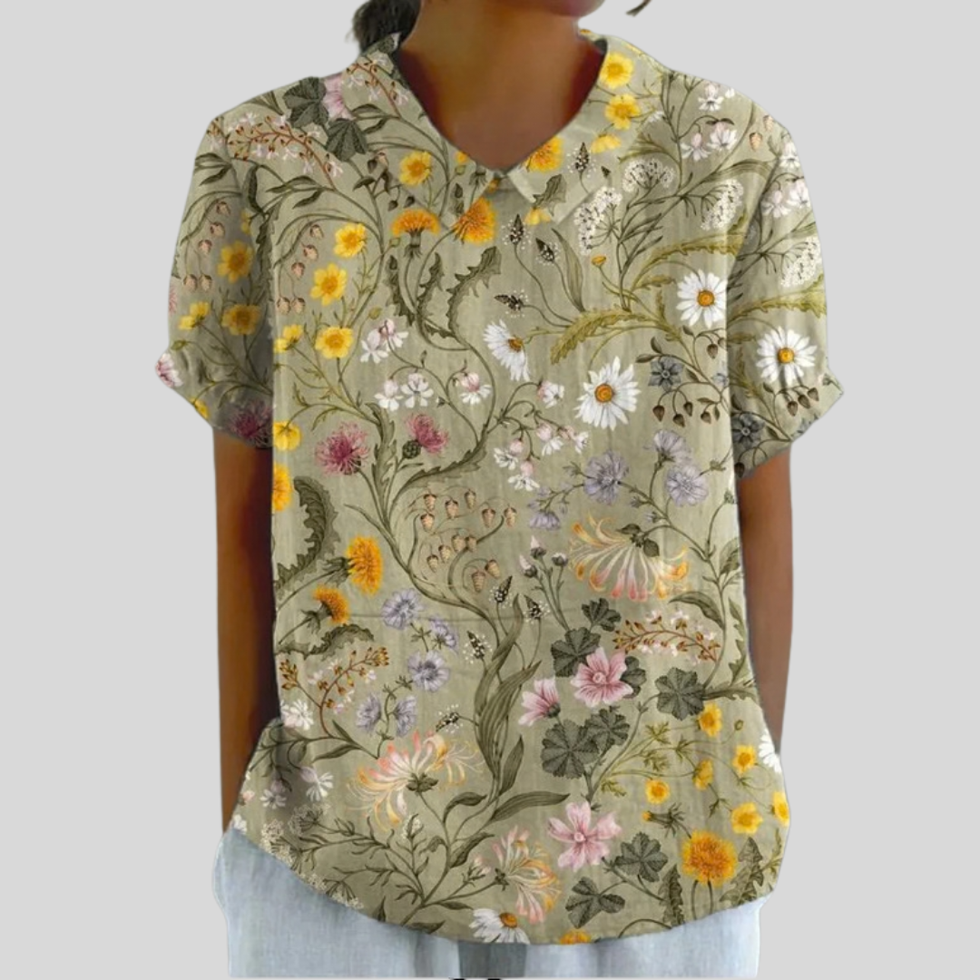 Victoire | Floral Country Garden Blouse