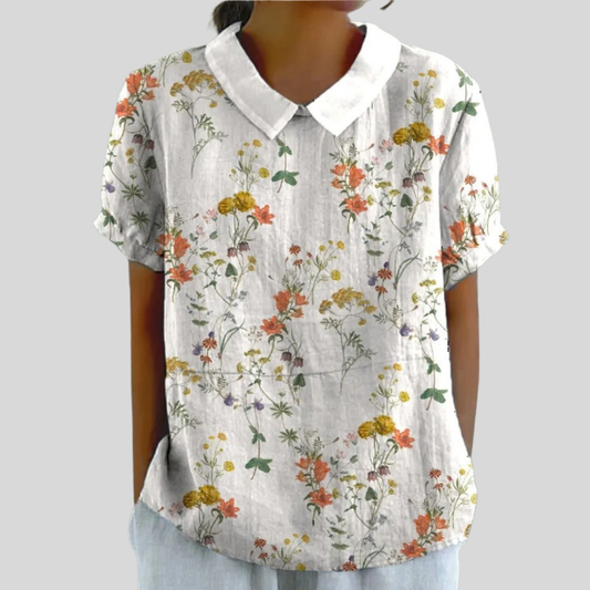Flavie | Bohemian Wildflower Top