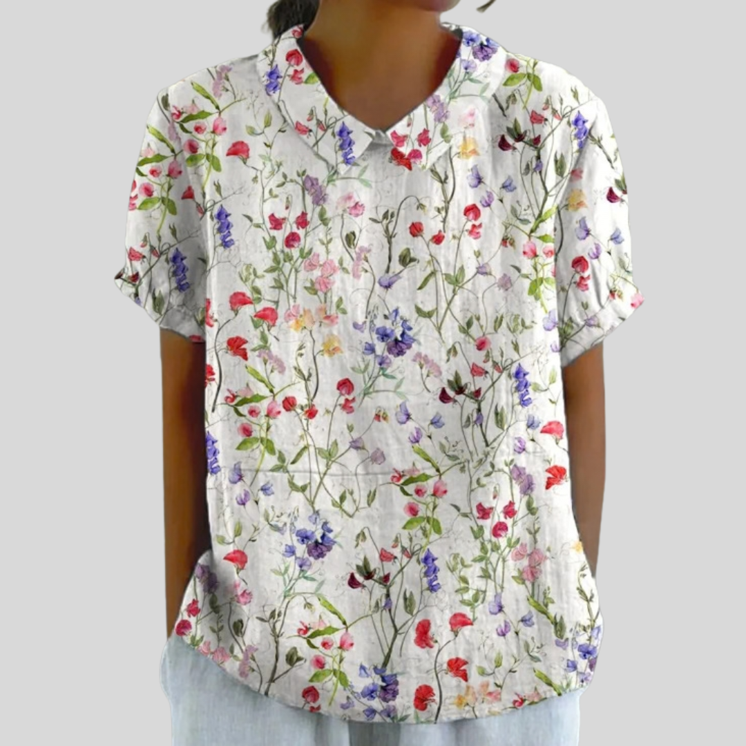 Océane | Breezy Floral Top