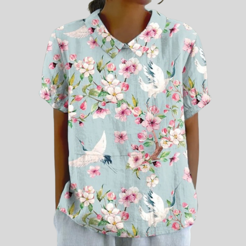 Elina | Elegant Floral Top