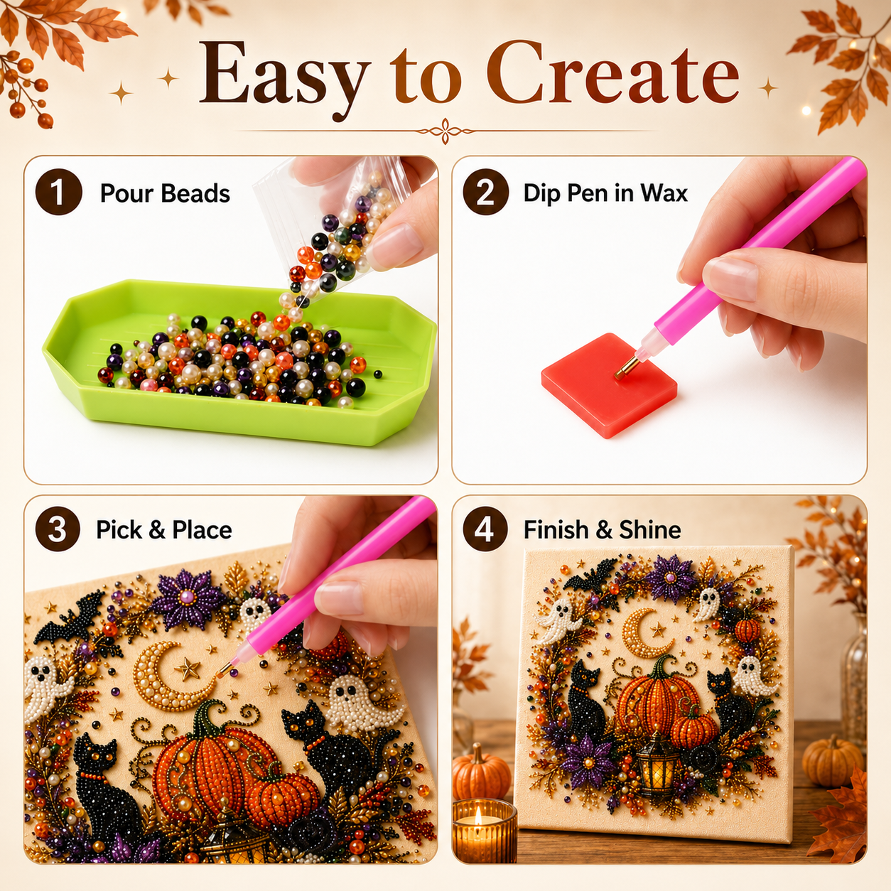 BooHaus | Halloween Crystal Art Kit