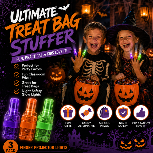 BooHaven | Halloween Finger Projector Lights