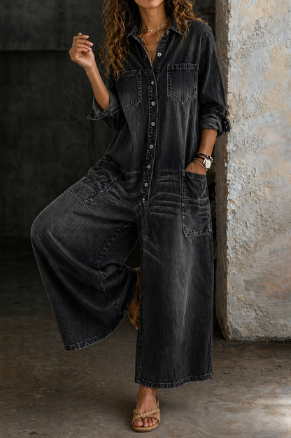 Vivienne | Casual Denim Jumpsuit