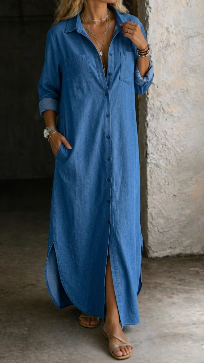 Delana | Button Down Dress