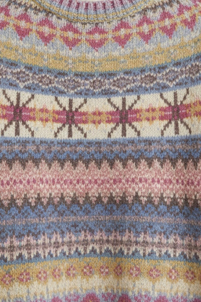Basilea Soft Knit Sweater with Jacquard Pattern