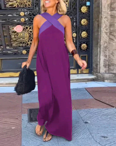 Quirine™ | Wrap-Front Maxi Dress