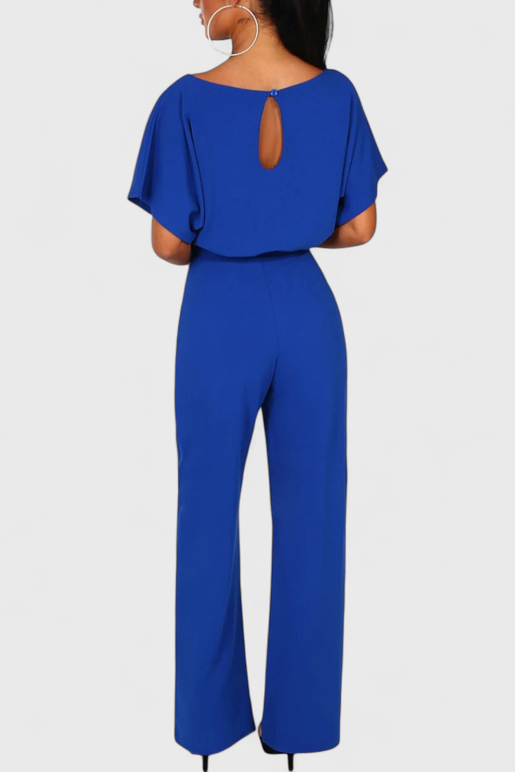 Evie™ - Wide-Cut Fluid Jumpsuit with Elegant Silhouette