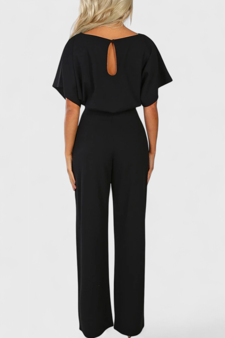 Evie™ - Wide-Cut Fluid Jumpsuit with Elegant Silhouette