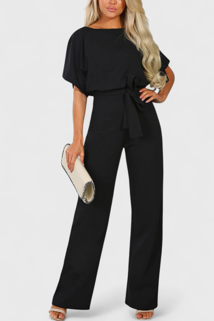 Evie™ - Wide-Cut Fluid Jumpsuit with Elegant Silhouette