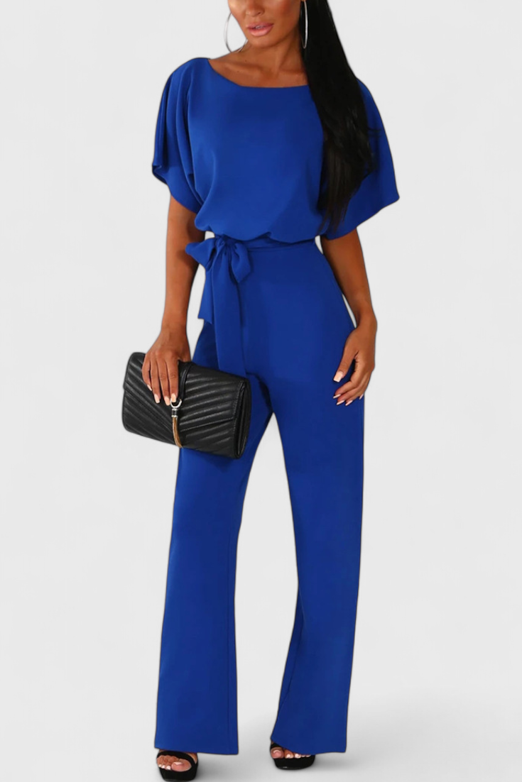 Evie™ - Wide-Cut Fluid Jumpsuit with Elegant Silhouette