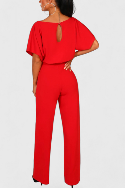 Evie™ - Wide-Cut Fluid Jumpsuit with Elegant Silhouette