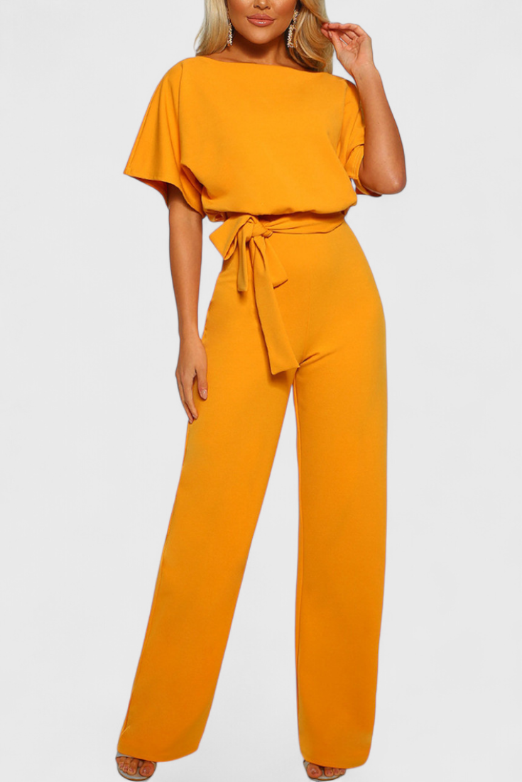 Evie™ - Wide-Cut Fluid Jumpsuit with Elegant Silhouette
