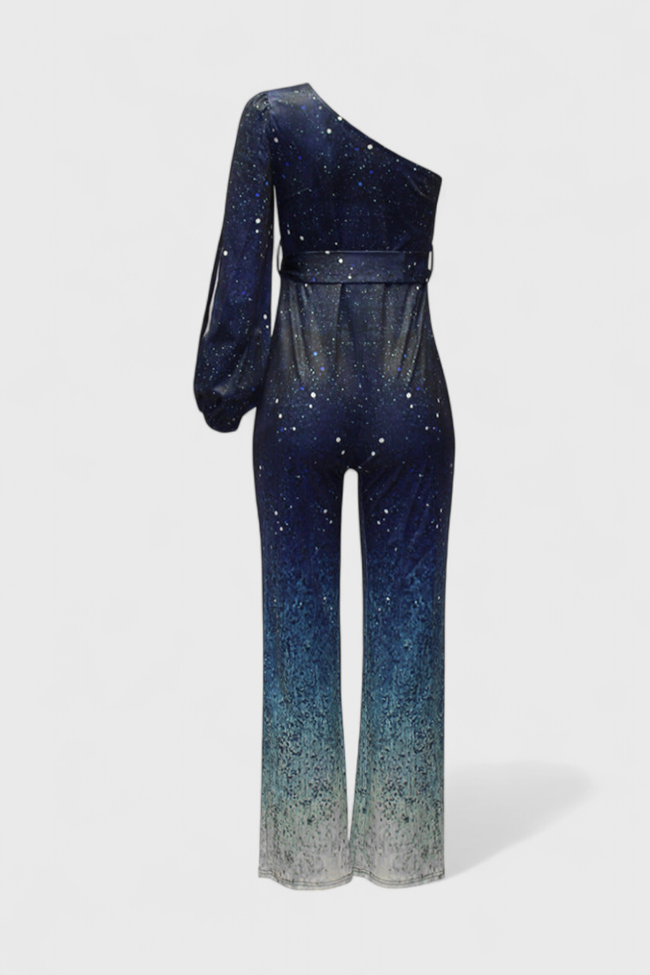Cintia™ - Shiny Asymmetrical Jumpsuit