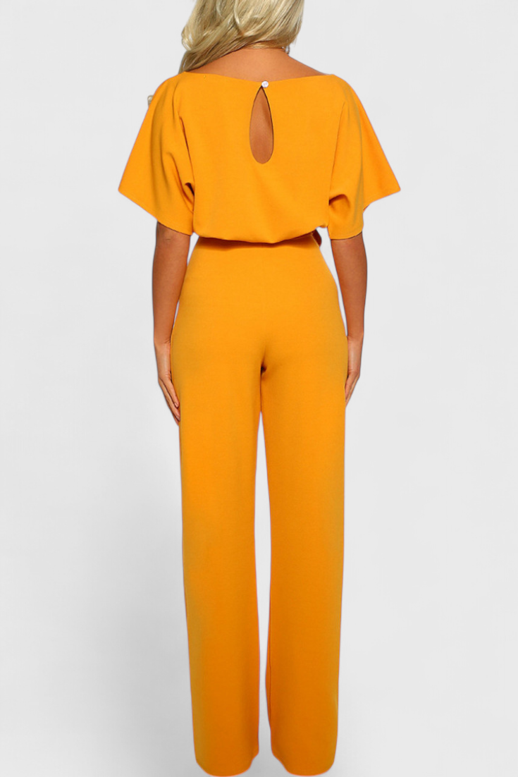 Evie™ - Wide-Cut Fluid Jumpsuit with Elegant Silhouette