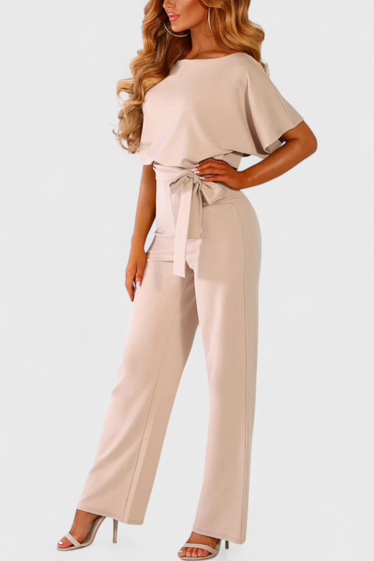 Evie™ - Wide-Cut Fluid Jumpsuit with Elegant Silhouette