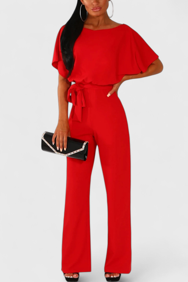 Evie™ - Wide-Cut Fluid Jumpsuit with Elegant Silhouette