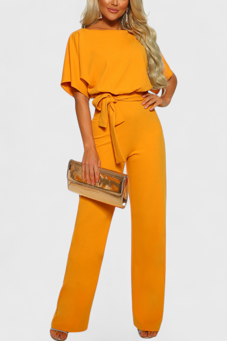 Evie™ - Wide-Cut Fluid Jumpsuit with Elegant Silhouette