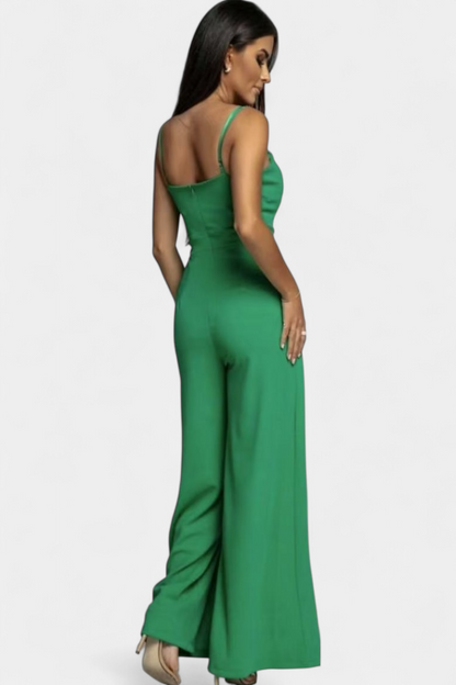 Prescillia™ - Elegant Strap Jumpsuit with Side Cutouts