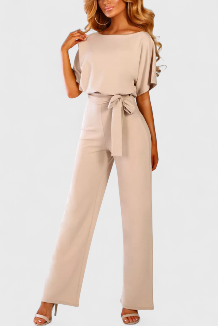 Evie™ - Wide-Cut Fluid Jumpsuit with Elegant Silhouette
