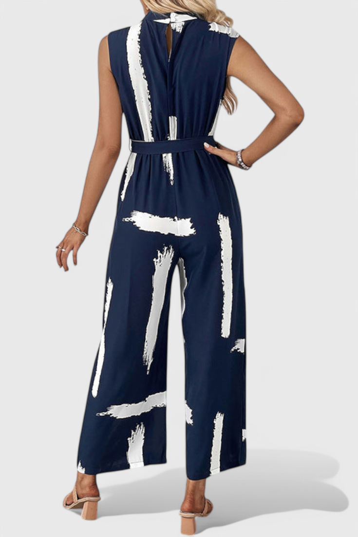 Zola™ - Tied Waist Wide Leg Jumpsuit