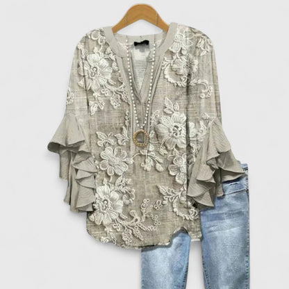 Isabella™ | Ruffle Sleeve Blouse