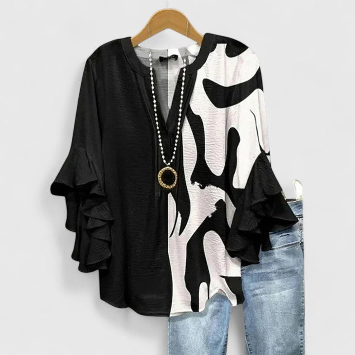Isabella™ | Ruffle Sleeve Blouse