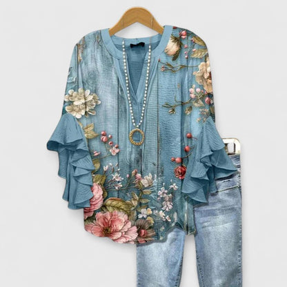 Isabella™ | Ruffle Sleeve Blouse