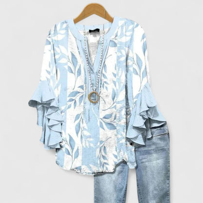 Isabella™ | Ruffle Sleeve Blouse
