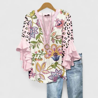 Isabella™ | Ruffle Sleeve Blouse