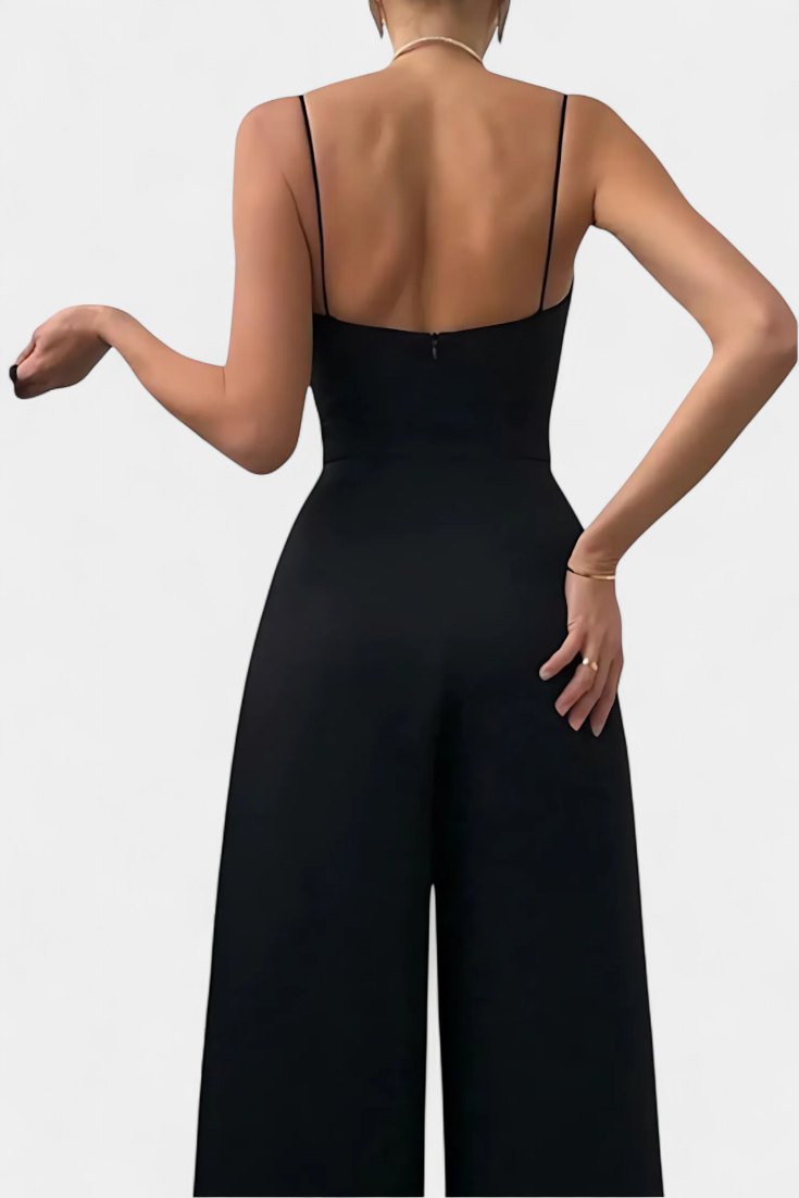 Romily™ - Sleeveless Jumpsuit with Tailored Waist and Flowy Legs