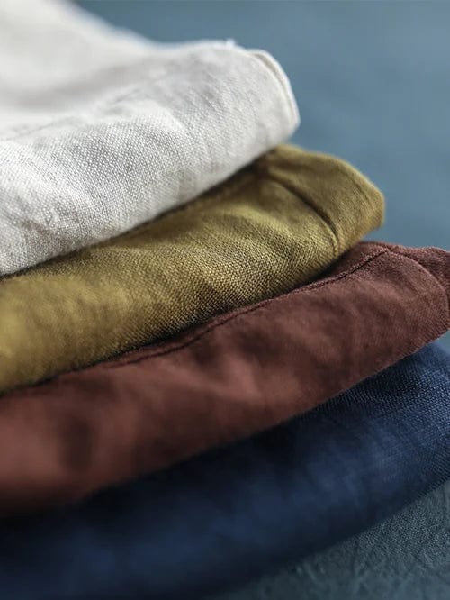 Elvie | Elegant Linen Summer Blouse
