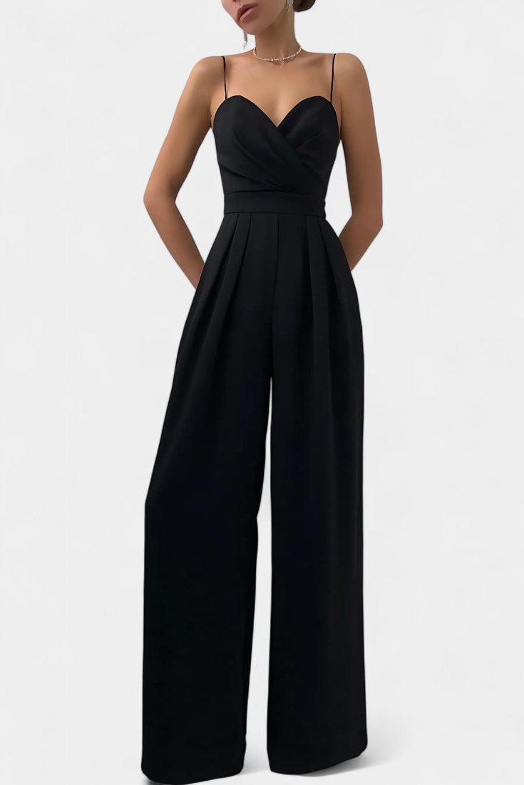 Romily™ - Sleeveless Jumpsuit with Tailored Waist and Flowy Legs