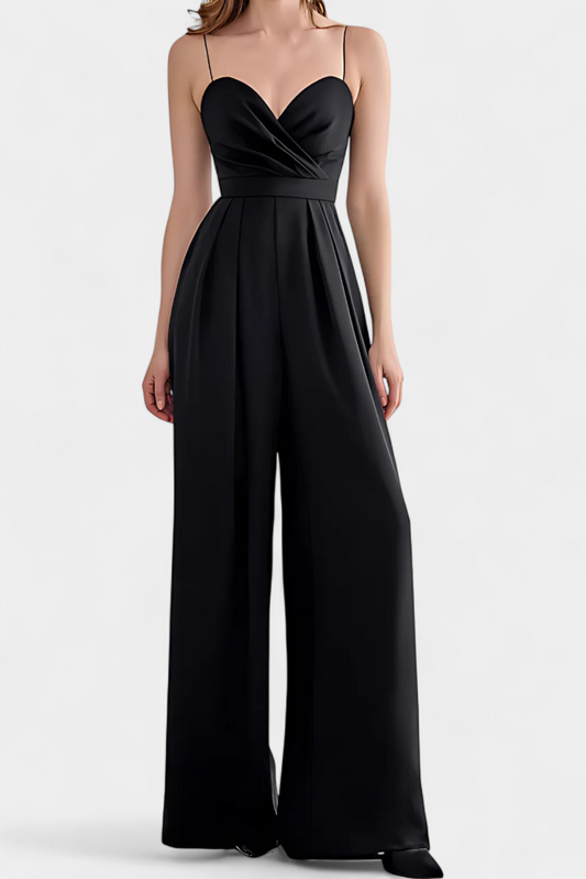 Romily™ - Sleeveless Jumpsuit with Tailored Waist and Flowy Legs