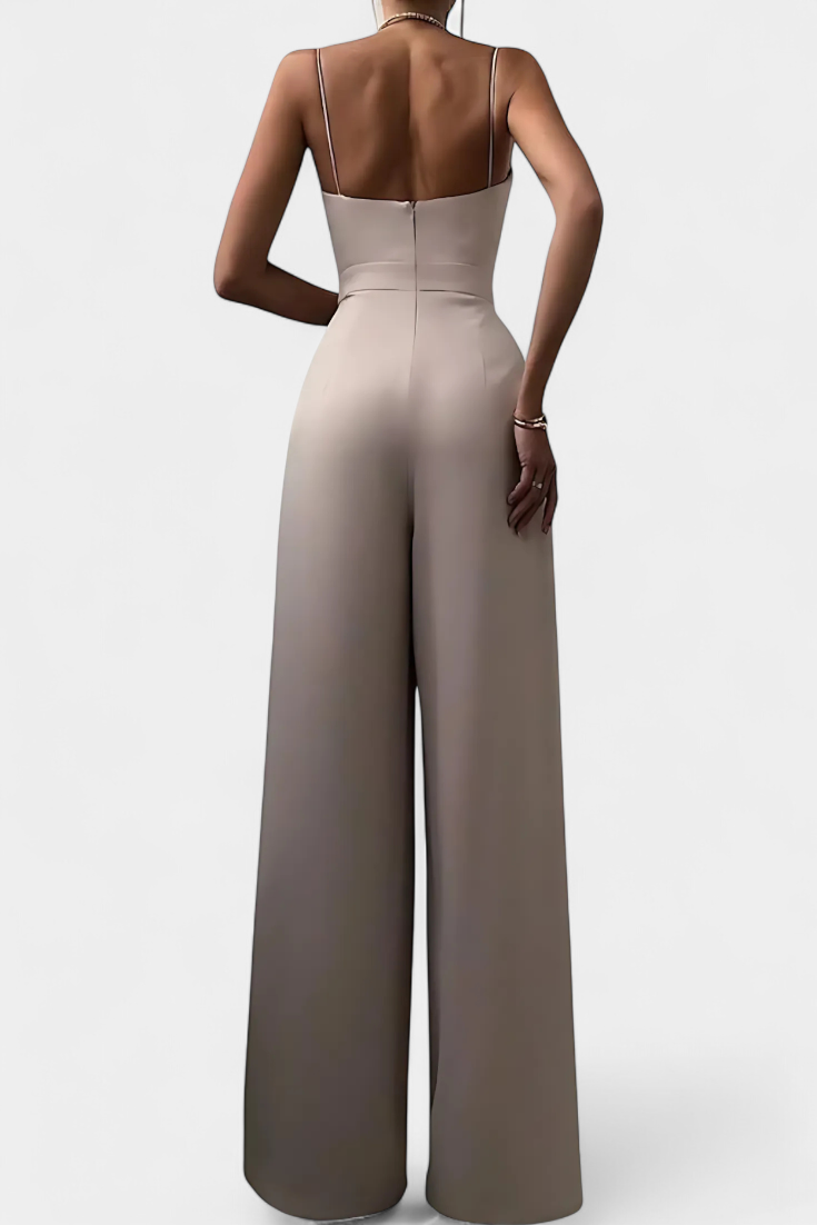 Romily™ - Sleeveless Jumpsuit with Tailored Waist and Flowy Legs