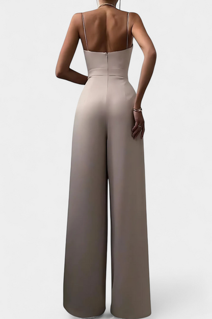 Romily™ - Sleeveless Jumpsuit with Tailored Waist and Flowy Legs