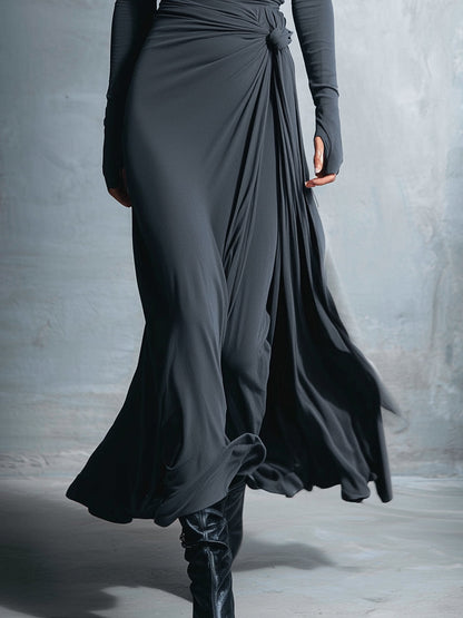 Mildred · Maxi dress with side knot