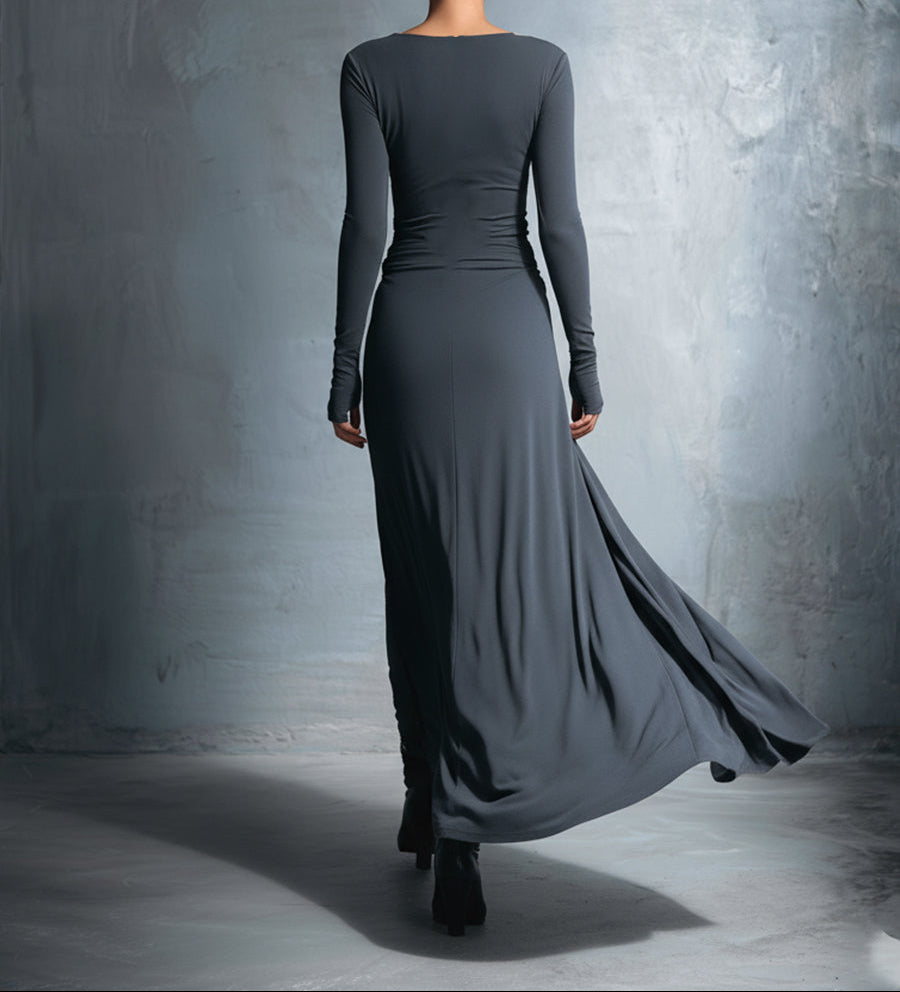 Mildred · Maxi dress with side knot