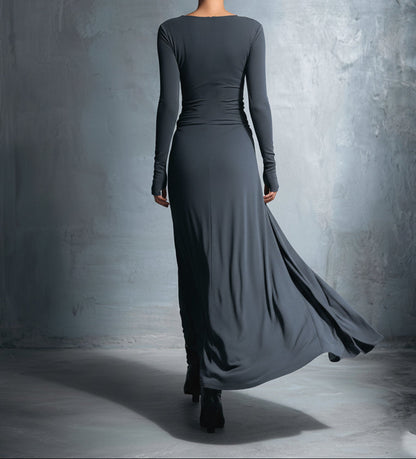 Mildred · Maxi dress with side knot