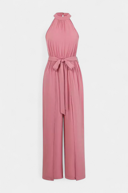 Nerya™ -  One-Shoulder Jumpsuit with Bow Accent