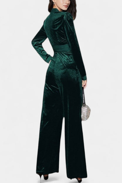 Henrietta™ - Chic High-Waisted Wide-Leg Jumpsuit