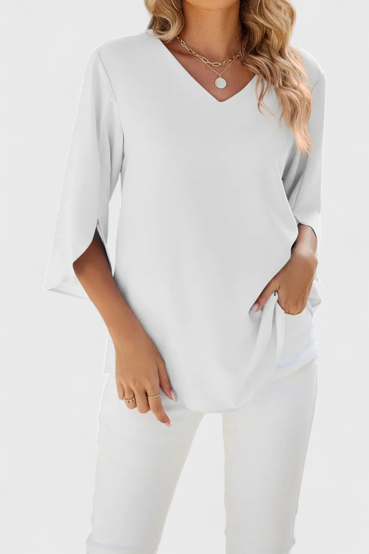Tabitha Lightweight Flared Blouse for Ultimate Comfort