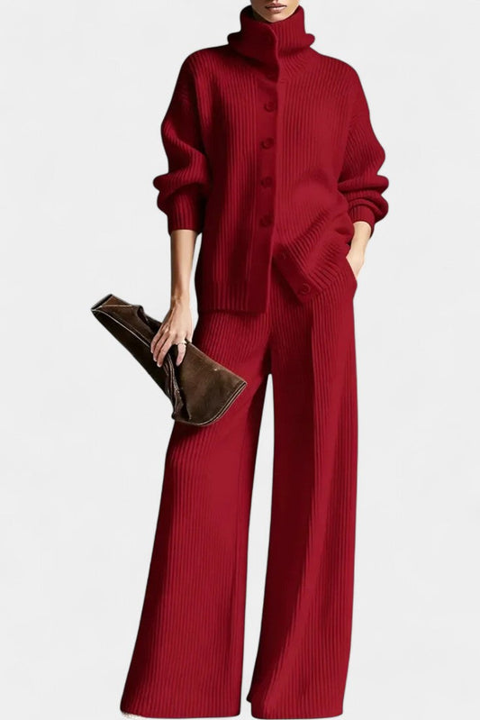 Wilhelmine Cozy Cardigan and Trousers Ensemble