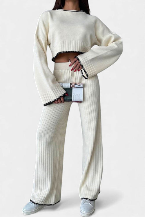 Iléna™ - Two-Piece Minimalist Knit Set